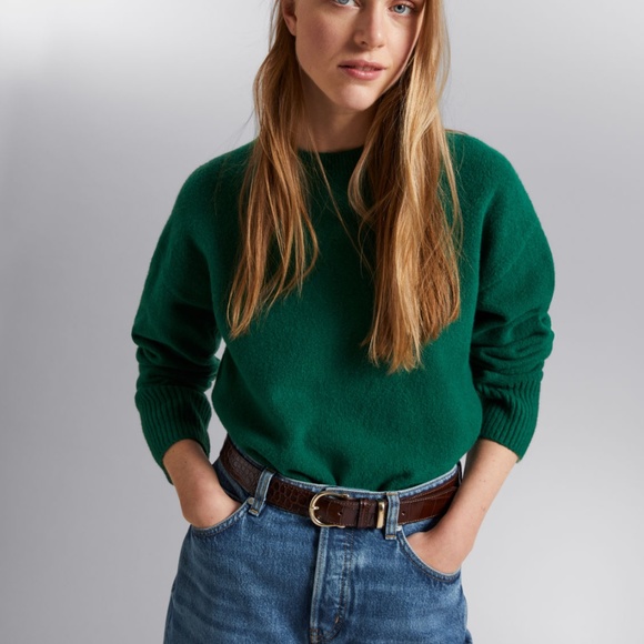& Other Stories Sweaters - & Other Stories Cropped Knit Sweater